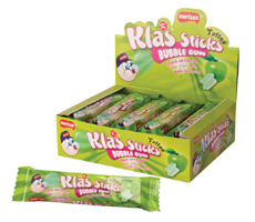 Klas Stick Fruit Flavour With Tatoo 5pcs. bubble Gum-Apple