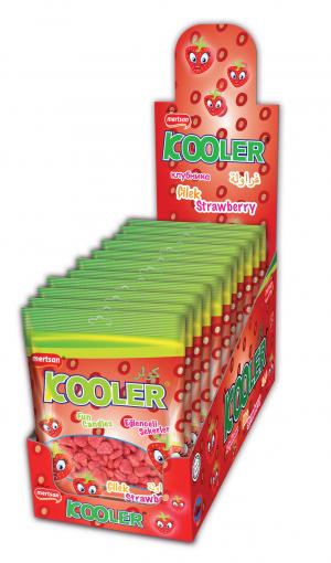 Kooler Strawberry Shape Strawberry Flavoured pressed Candy