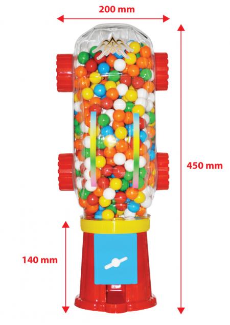 Airball Gum Machine Q7 With Bulk Nylon Bag
