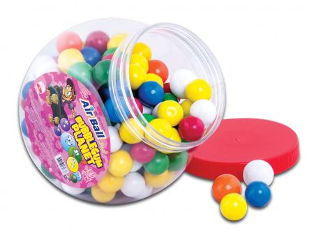 Airball Ball Gum Tutti Frutti Flavoured in Plastic Jar