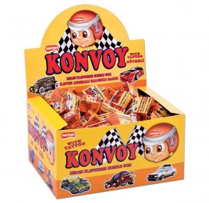 Konvoy Melon Flavoured Bubble Gum with tattoo