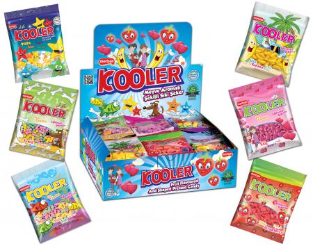 Kooler Mix Fruit Flavoured Shaped Pressed Candy