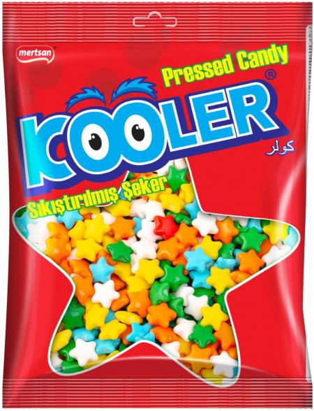 Kooler Meyve Aromalı Renkli Yıldız Şeker