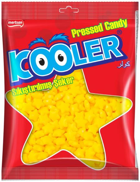 Kooler Meyve Aromalı Sarı Yıldız Şeker