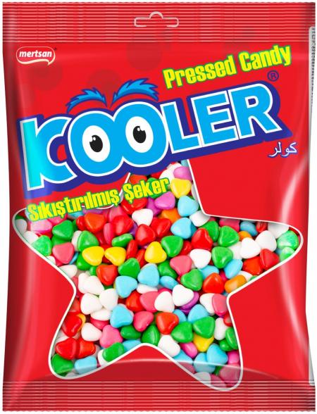 Kooler Renkli Kalp Şekilli Sıkı Şeker